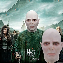 Heer Voldemort Masker Hallloween figuren Volwassenen Voor heren Dames Grappig Eng kostuum Halloween Carnaval Makkelijk carnavalskostuum Lightinthebox