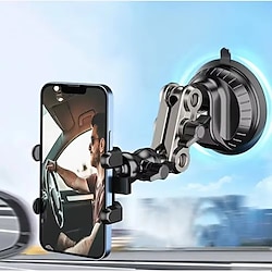 Car Phone Mount Video Recording Universal Magic Arm Suction Car Phone Holder Mount Windshield Window Glass Shooting