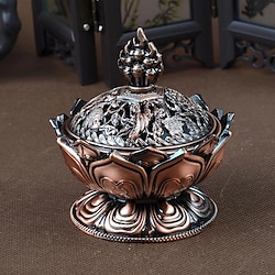 Light in the box metalen lotus wierookbrander, perfect voor eetkamer, slaapkamer, badkamer huisdecoratie