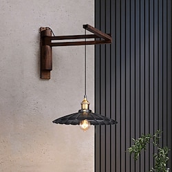 Light in the box led swing arm lampen lamp niet inbegrepen amerikaans land retro nostalgisch slaapkamer nachtkastje kroonluchter e27 scandinavisch brons creatieve persoonlijkheid restaurant café café stu