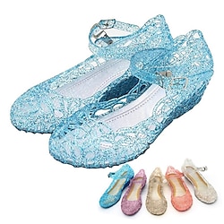 Frozen Prinses Assepoester Elsa Gemaskerd Bal Jelly schoenen Voor meisjes Film cosplay Vintage Modieus Streetwear Carnaval Maskerade Lightinthebox