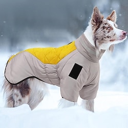 Light in the box Honden Jassen Parka-jas met harnas Reflecterend Warm Waterbestendig Buiten for Gemiddeld Grote Hond puppy kleding outfits