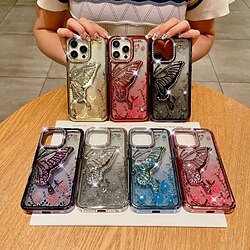 telefoon hoesje Voor iPhone 16 Pro Max Plus iPhone 15 Pro Max Plus iPhone 14 13 12 Pro Max Plus iPhone 14 Pro Max iPhone 13 12 Pro Max iPhone 11 Pro Max Achterkant Bling glitter glanzend Lightinthebox