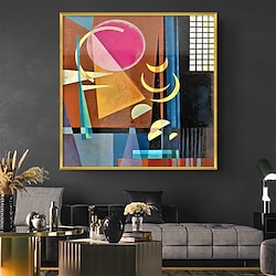 Light in the box handgeschilderd modern abstract wassily kandinsky kunst canvas schilderij woondecoratie voor woonkamer geen lijst