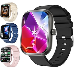 Light in the box iMosi ZW65 Slimme horloge 2.01 inch(es) Smart horloge Bluetooth Temperatuurbewaking Stappenteller Gespreksherinnering Compatibel met: Android iOS Dames Heren Handsfree bellen Waterbestendig