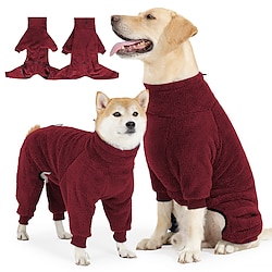 Light in the box Honden Jassen Truien Fleecejack Winter Warm Comfortabel Buiten Voor Binnen Huiskleding for Gemiddeld