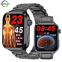 Light in the box f220 smart watch 1.91'' lasertherapie bloedsuiker bloeddruk lichaamstemperatuur urinezuur bt call gezondheidsmonitor smartwatch