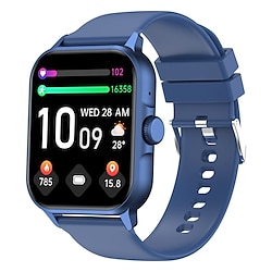 Zw36a Smart Watch (Dafit) 1.83 Full Touch Screen With Encoder Waterproof Sports Health Monitoring Blood Oxygen Blood Pressure/Heart Rate/Sleep MonitoringMulti Sport ModeStep Counting Alarm Clock/Ti