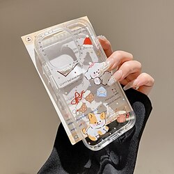 Phone Case For iPhone 16 iPhone 16 Pro iPhone 16 Pro Max iPhone 15 iPhone 15 Pro Max iPhone 14 Pro Max Back Cover Shockproof Cartoon TPU Acrylic