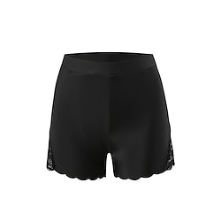 Light in the box Dames Zwemkleding Rekbare boxershorts Zwempak Kant Lapwerk Vakantie Strand Kleding Effen Kleur Mouwloos Badpakken