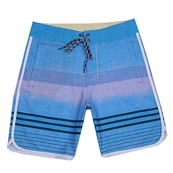 Voor heren Lange zwembroeken Zwemshorts Boardshorts Kleding Onderlichaam Trekkoord Met zakken Zwemmen Surfen Strand Watersport Gestreept Lapwerk Gedrukt Zomer Lente Lightinthebox