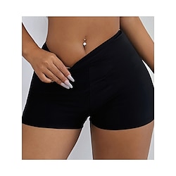 Light in the box Dames Zwemkleding Rekbare boxershorts Zwempak Hoge taille Vakantie Strand Kleding Effen Kleur Mouwloos Badpakken