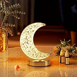 Light in the box dimbare kristallen stervormige led tafellamp oplaadbare touch dimbare lamp nachtlampje met 3 kleuren verlichting slaapkamer woonkamer kerst huisdecoratie verjaardagscadeau