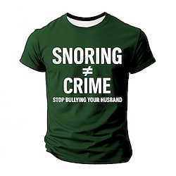 Men's Funny Slang T Shirt Short Sleeve T shirt 3D Print Crew Neck Shirt Fashion Daily Basic Street Casual Daily Black White Red Summer Spring All Seasons Clothing Apparel S M L XL XXL XXXL