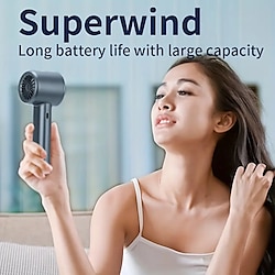 New Mini Handheld Fan 120 Speed Portable Bladeless Handheld Fans Instant Cooling Rechargeable Stylish Personal Fan for Women Men