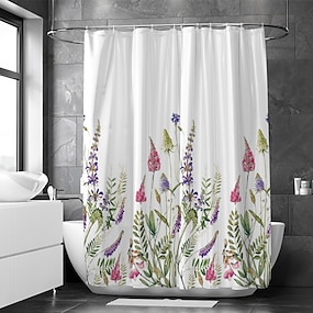 3D print Shower Bath Curtain Hook Waterproof room Home Windows Toilet decorate 