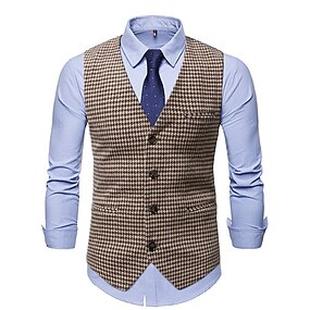 Men Tops Blouses Hot Men Printing Casual Printed Sleeveless Jacket Coat British Suit Vest Blouse