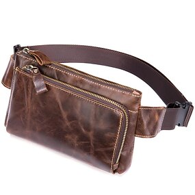 cowhide fanny pack