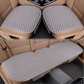 1 Pack Front Seat Cover PU Leather Bamboo Charcoal HONCENMAX Car Seat Cover Cushion Pad Mat Car Interior Auto Supplies Breathable Auto Seat protector 