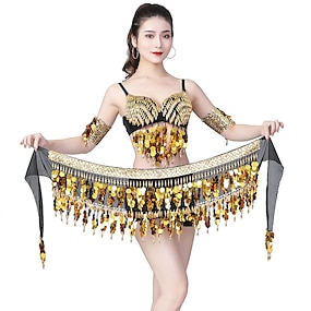 New Belly dance costume Halloween wear Bar Belt 2pc set Carnival dancing clothes 
