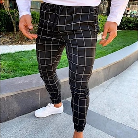 Plaid Checkered, Casual Pants, Search LightInTheBox