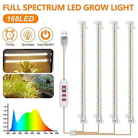luz de planta con función de reflector/cadena de margaritas para siembra COKOLILA 2 piezas Lámpara de planta LED T5 lámpara de cultivo LED de espectro completo de 42 cm estantes de cultivo 