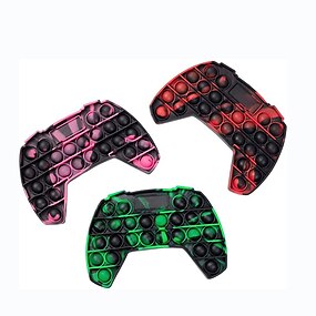 Kine Realistic Game Controller Sensory Push Toy #1 Popit Figure Controller Game Autism Toy Special Toys Gifts for Children Camouflage Pop Bubble Sensory Fidget Toy 