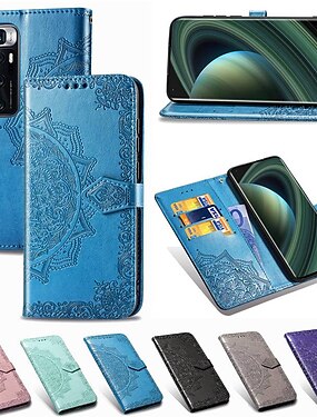 #4 Purple Bear Village Emboss Butterfly PU Leather Wallet Case for Xiaomi Redmi 6 Pro with Kickstand Function Credit Card Slots Wrist Strap Xiaomi Redmi 6 Pro Case 