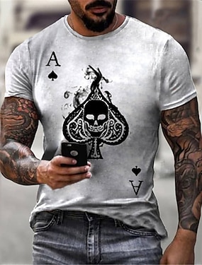 mens shirts with skulls on them