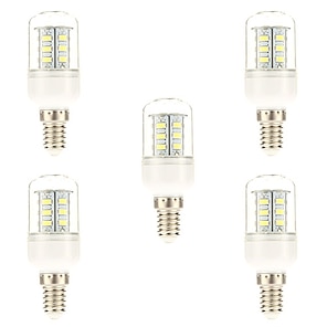 10 8W LED Corn Lights 152 leds SMD 3014 Dimmable Warm White White 700lm 3000-3500 6000-6500K AC110 AC220V Lights Bulbs Connector : E11, Light Source Color : White-110V