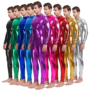 Shiny Zentai Suits Catsuit Skin Suit Motorcycle Girl Adults