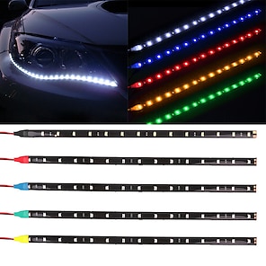 SJDZ Car Decoration Led Interior Underdash Car accessories Neon lighting Automotive lights（White） 