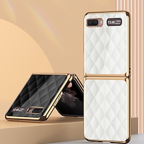 Marble Patterned Glass Phone Case For Samsung Galaxy Fold 2 Luxury 
