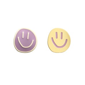 Nuevas Joyas De Orejeras Sonrientes Doradas De Corea Del Sur Nuevas Joyas De Orejeras Sonrientes Doradas De Corea Del Sur