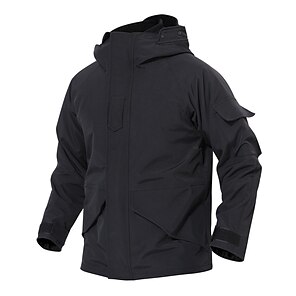 Men's Waterproof Winter Outdoor Combat Tactical Coat Warm Shell Military Jacket