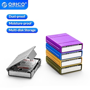 זול -ארגז הגנה HDD של orico 3.5 אינץ&#039; תיבת אחסון חיצונית עבור HDD ssd עם עיצוב תווית חסין לחות