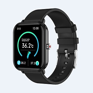 abordables -Q9PRO Montre intelligente 1.69 pouce Smartwatch Montre Connectée Bluetooth Podomètre Rappel d&#039;Appel Moniteur de Sommeil Compatible avec Android iOS Hommes Longue Veille Suivi des pas Cadran / 200-250