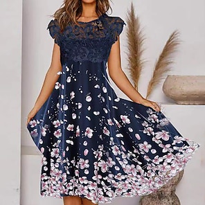 Women's Sheath Dress Knee Length Dress White Pink Red Light Blue Women's Sheath Dress Knee Length Dress White Pink Red Light Blue