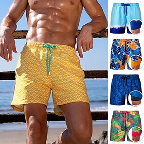 DHVJBC Mens Happy Easter Summer Holiday Quick-Drying Swim Trunks Beach Shorts Board Shorts 