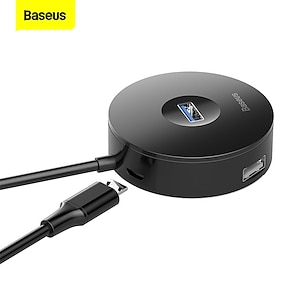 baratos -BASEUS Alta Velocidade C30A-03 USB 3.0 para USB 2.0 * 3 USB3.0 * 1 Hub USB 4 Portos Para Windows, PC, laptop