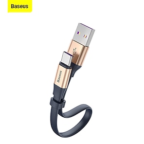 cheap -USB C Cable Short 0.8FT Baseus USB C to USB A Short USB C Cable Fast Charging 5A 480Mbps Data USB A to USB C for Power Bank iPad Pro iPad Mini Galaxy S22 Ultra Pixel, etc 25cm