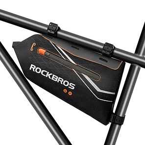 cheap -ROCKBROS 3.5 L Bike Frame Bag Top Tube Portable Rain Waterproof Quick Dry Bike Bag Polyester Tactel Bicycle Bag Cycle Bag Cycling Outdoor Exercise