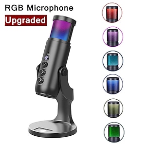 trådløs bluetooth karaoke mikrofon, 3-i-1 bærbar håndholdt karaoke mikrofon  høyttaler maskin bursdag hjemmefest for Android / iphone / pc eller alle  smarttelefoner