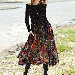 slim fit dress slacks Loose Fit Jumper Dress - Cable Knit main image 0