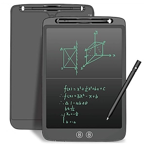 ieftine -Tabletă de scris LCD de 12 inchi cu cel mai nou ecran divizat de înaltă tehnologie pentru scriere și ștergere tabletă de desen Bloc de desen reutilizabil Cadouri de zi de naștere pentru copii și