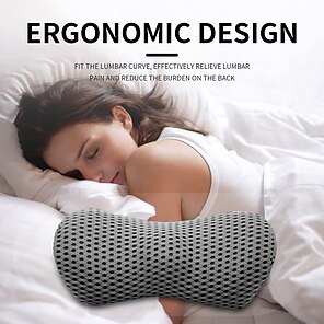 1pc Knitted Pillow Cervical Spine Protection, Sleep Massage Pillow Core,  Household Pillow Moisture Absorption Breathable Antibacterial Bedding  Pillow