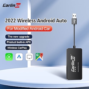 Carlinkit 5.0 2air CarPlay Wireless Adapter,Android Auto Dongle-2023  Release,for OEM Wired CarPlay and Android Auto Car,Auto Connect,Lossless  OTA