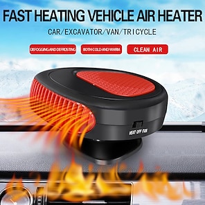Portable Car Defogging Heating Heater Auto Winter Heaters Cars Winter  Windshield Dryer Automotive Interior Accessories