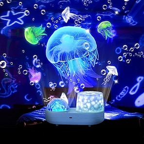 Starry bola de cristal projetor atmosfera luz lâmpada decorativa sala de  jogos luz noturna