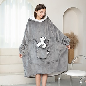 Adultes combinaison animaux Lovely pyjama ensemble vêtements de nuit femmes  enfants hiver Pyjama unisexe Costume motif dessin animé en flanelle - Chine  Robe et peignoir prix